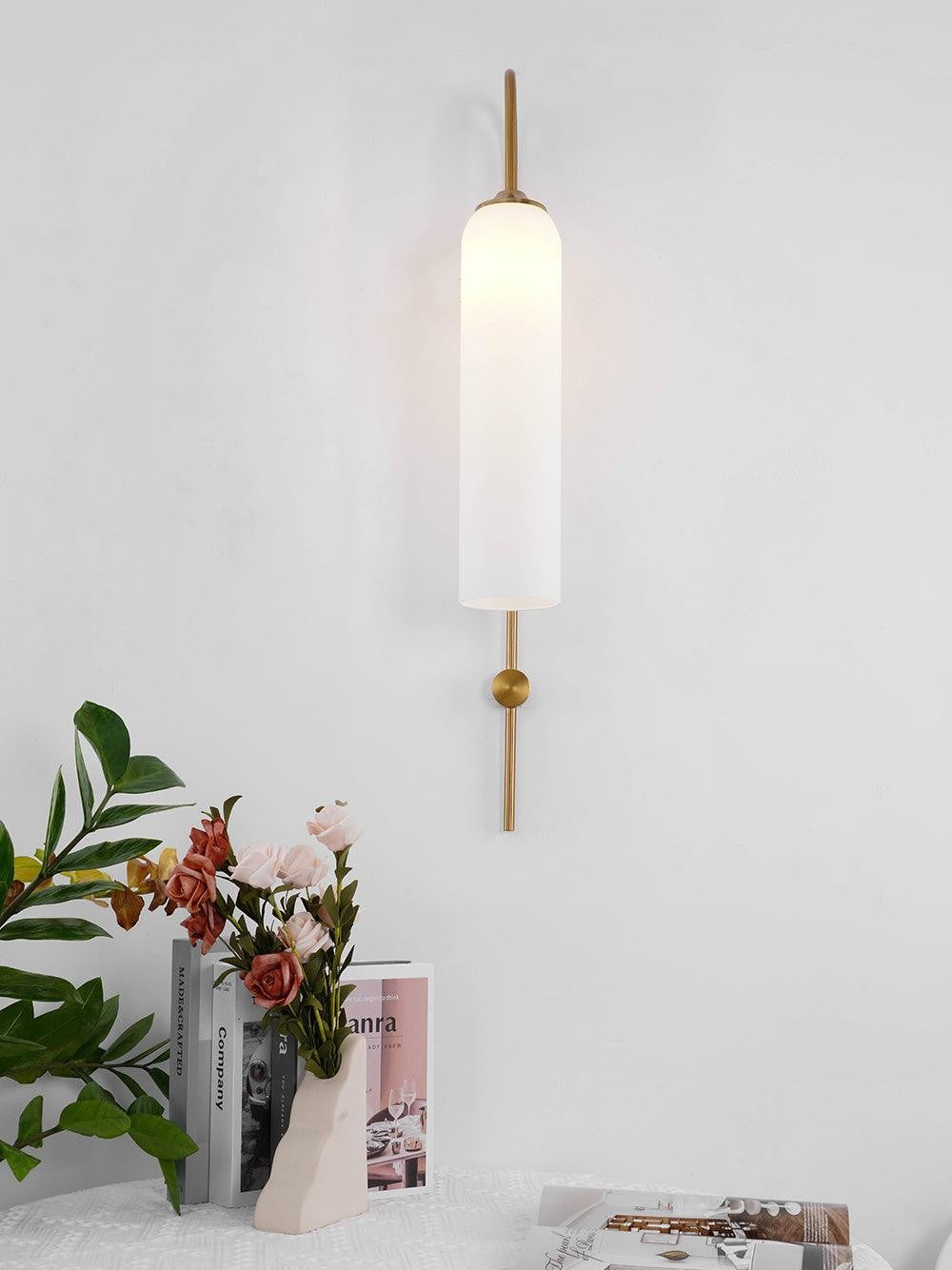 Lumea Frosted Glass Wall Light, Hardwired Wall Sconce, detail 29
