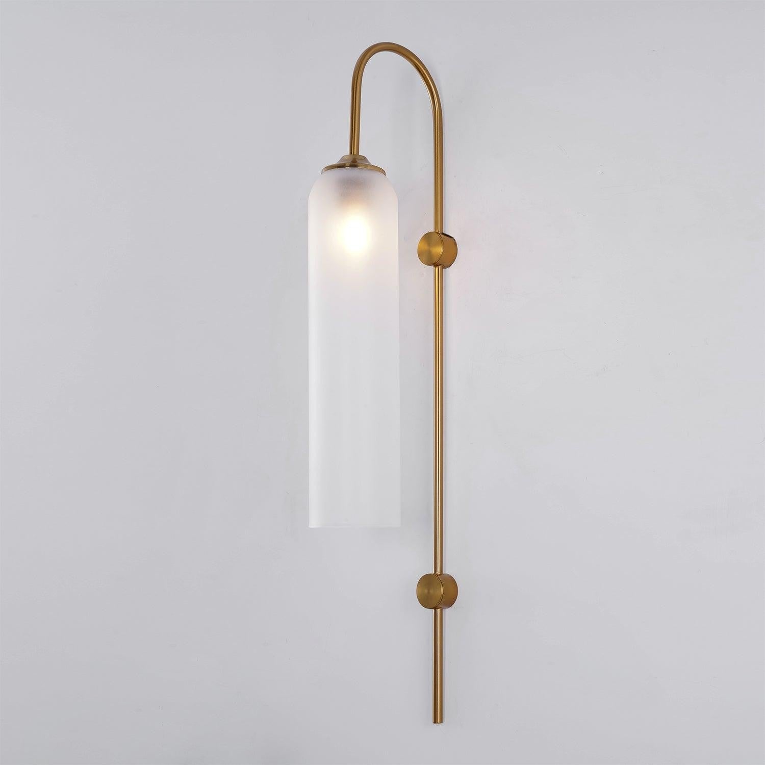 Lumea Frosted Glass Wall Light, Hardwired Wall Sconce, detail 44