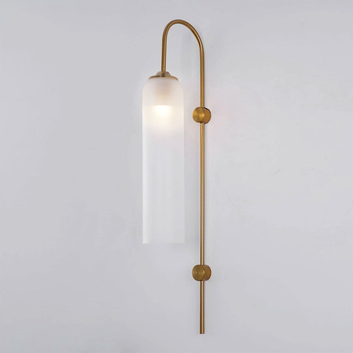 Lumea Frosted Glass Wall Light, Hardwired Wall Sconce, detail 6