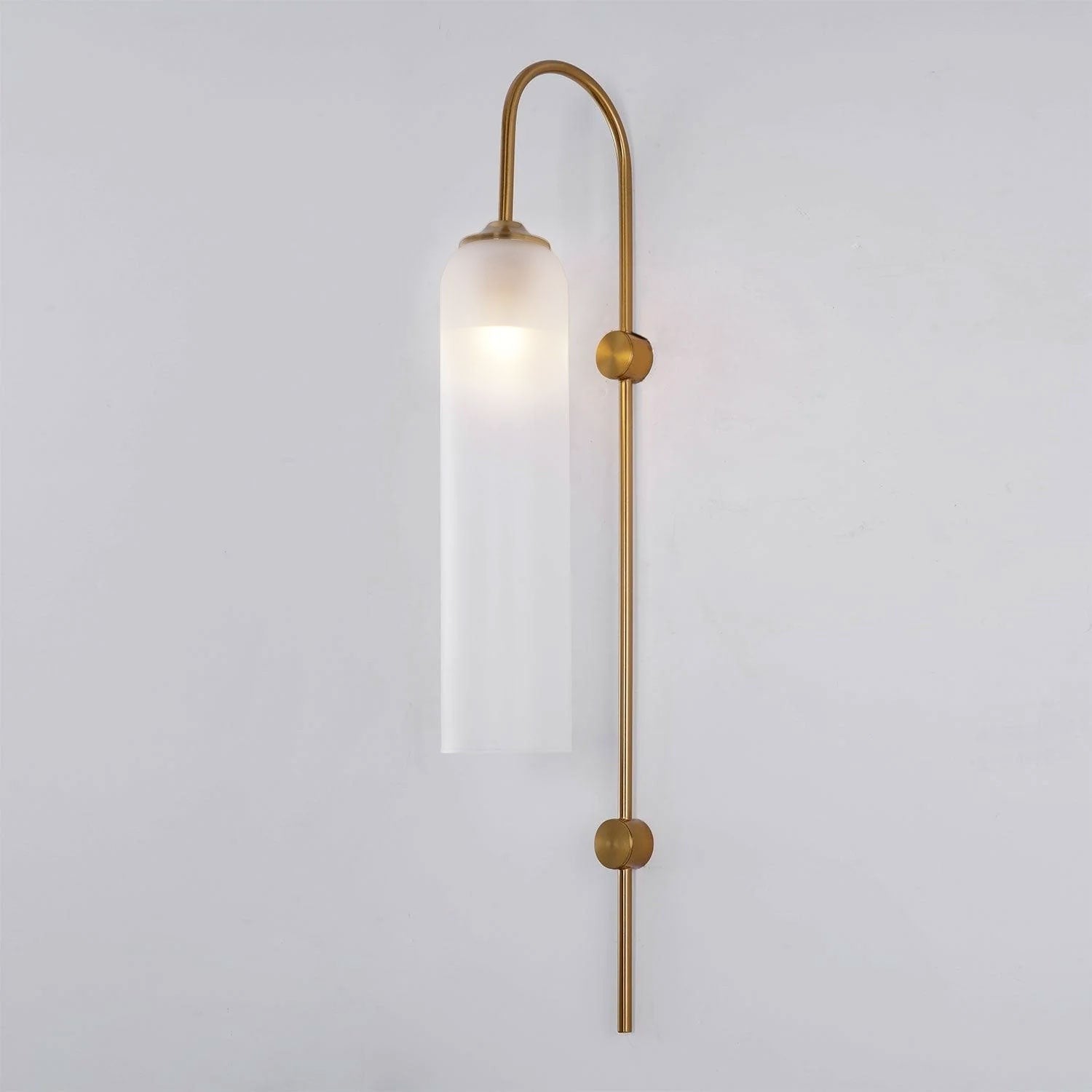 Lumea Frosted Glass Wall Light, Hardwired Wall Sconce, detail 6