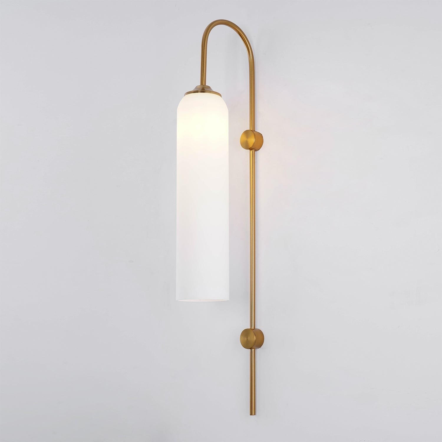 Lumea Frosted Glass Wall Light, Hardwired Wall Sconce, detail 74
