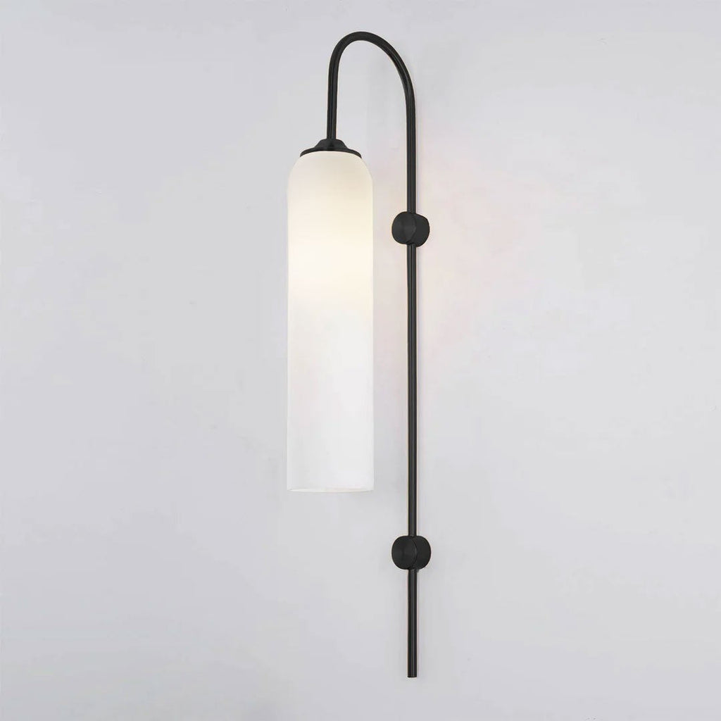 Lumea Frosted Glass Wall Light, Hardwired Wall Sconce, detail 77