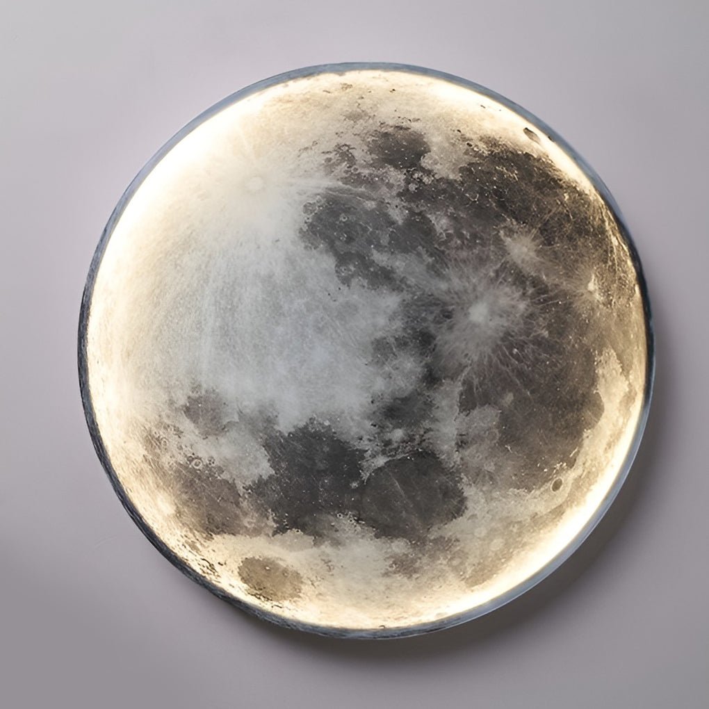 Lunar Moon Dimmable LED Contemporary Wall Light Wall Fixtures Lighting Wall Fixtures, Hardwired Wall Sconce, detail 8