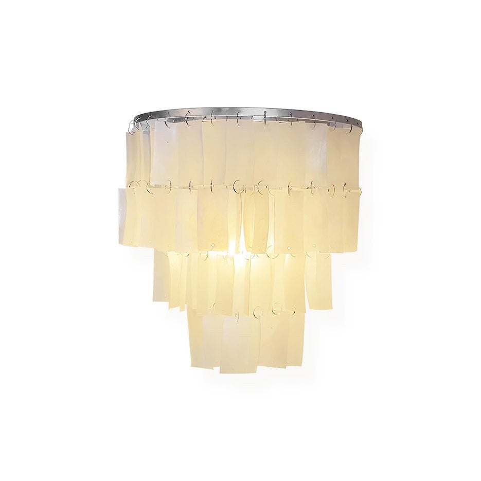 Lunara Shell Cascade Wall Light, Hardwired Wall Sconce, detail 17