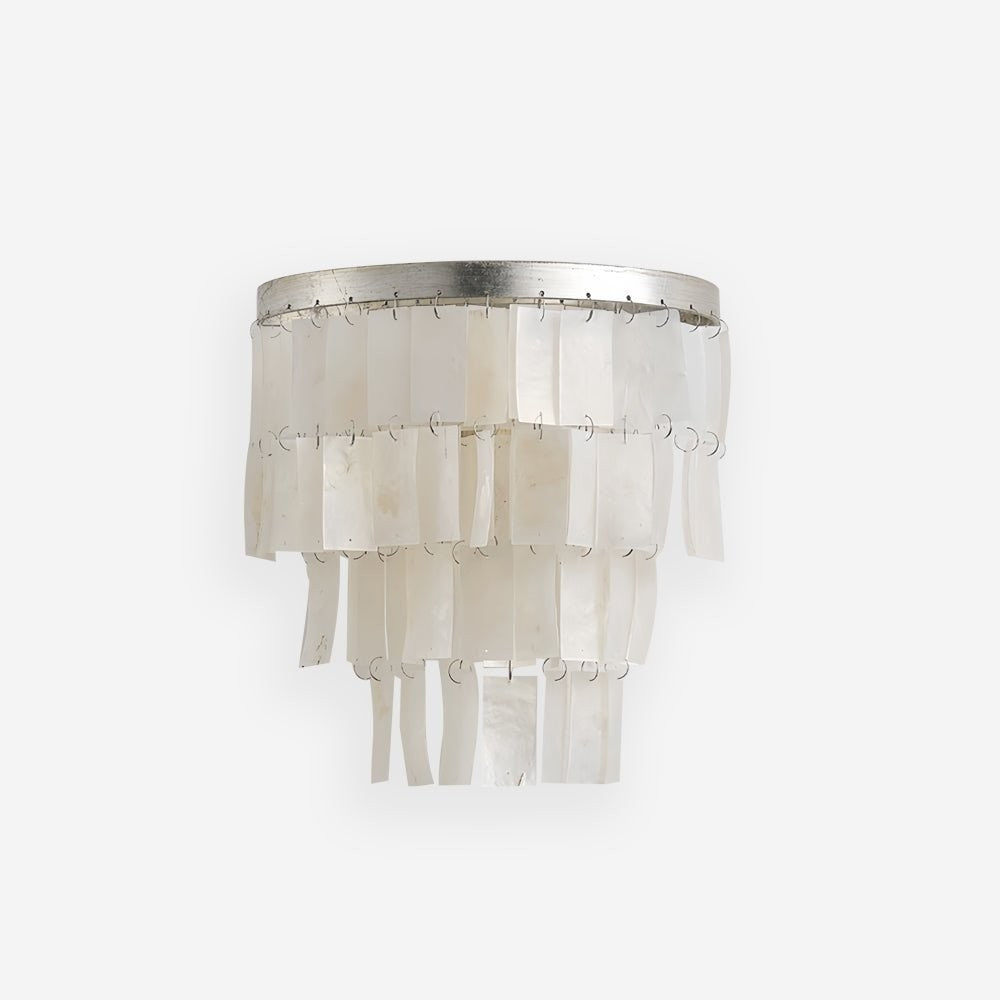 Lunara Shell Cascade Wall Light, Hardwired Wall Sconce, detail 2