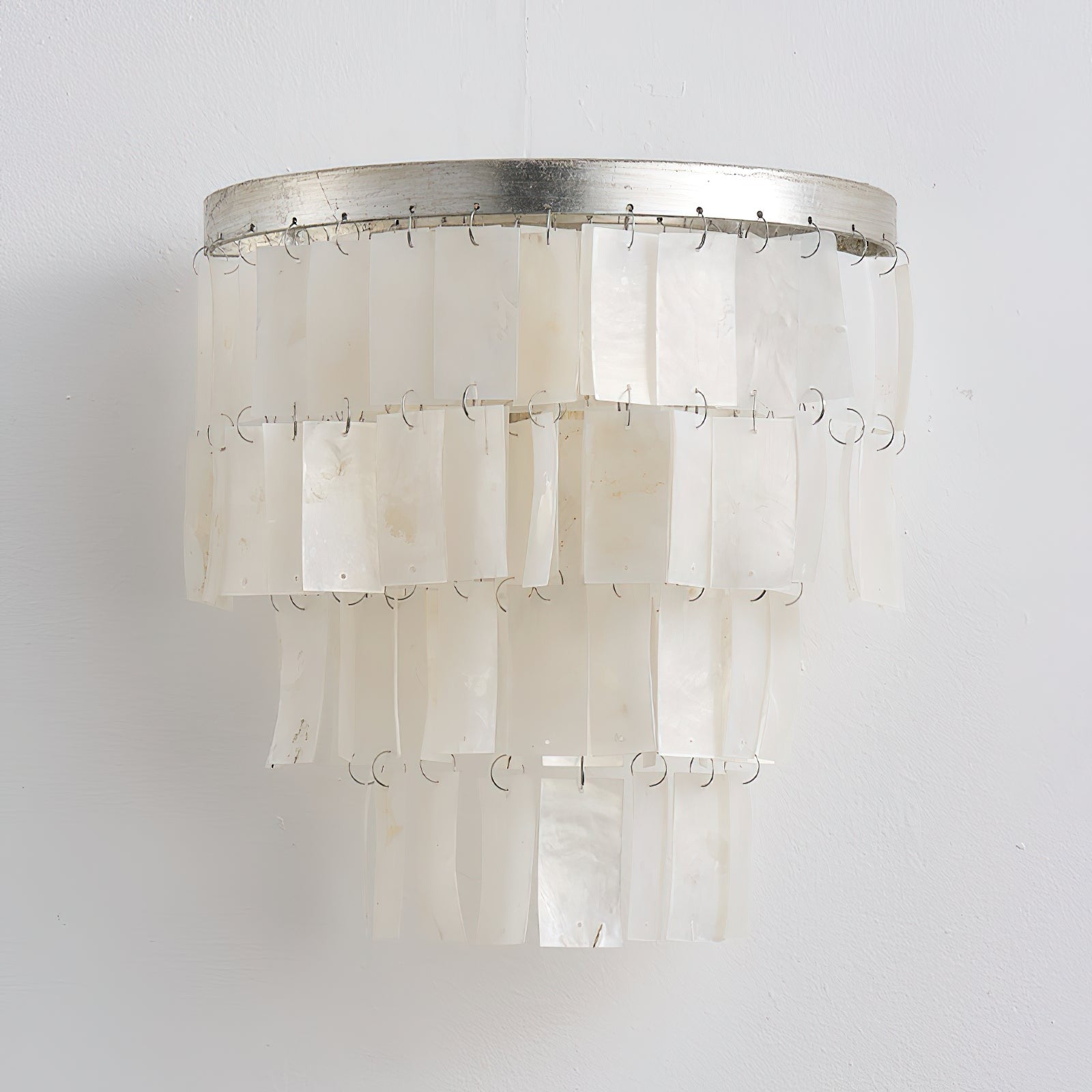 Lunara Shell Cascade Wall Light, Hardwired Wall Sconce, detail 20