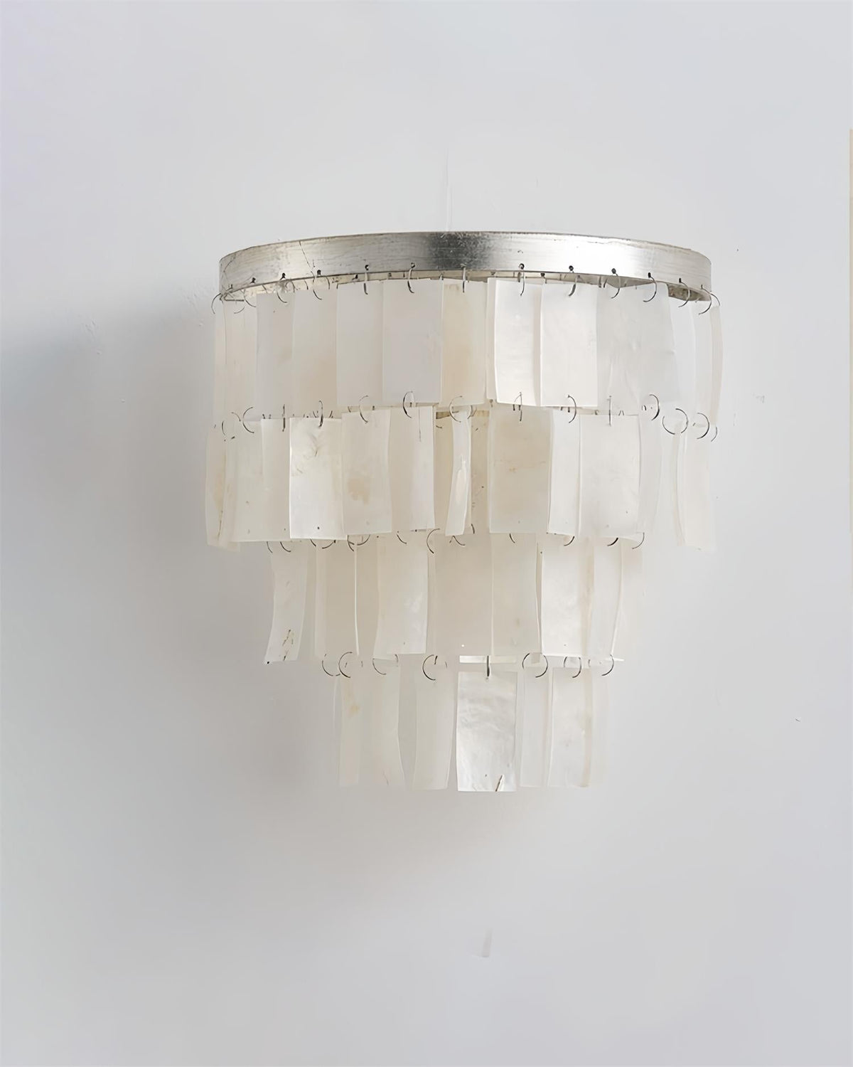 Lunara Shell Cascade Wall Light, Hardwired Wall Sconce, detail 29