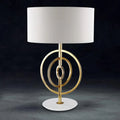 Premium 24 Carat Gold Plated Crystal Table Light, Bedside Table Lamp, Height 64 cm