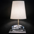 Premium Table Light With Crystal Base, Bedside Table Lamp, diameter 35 cm