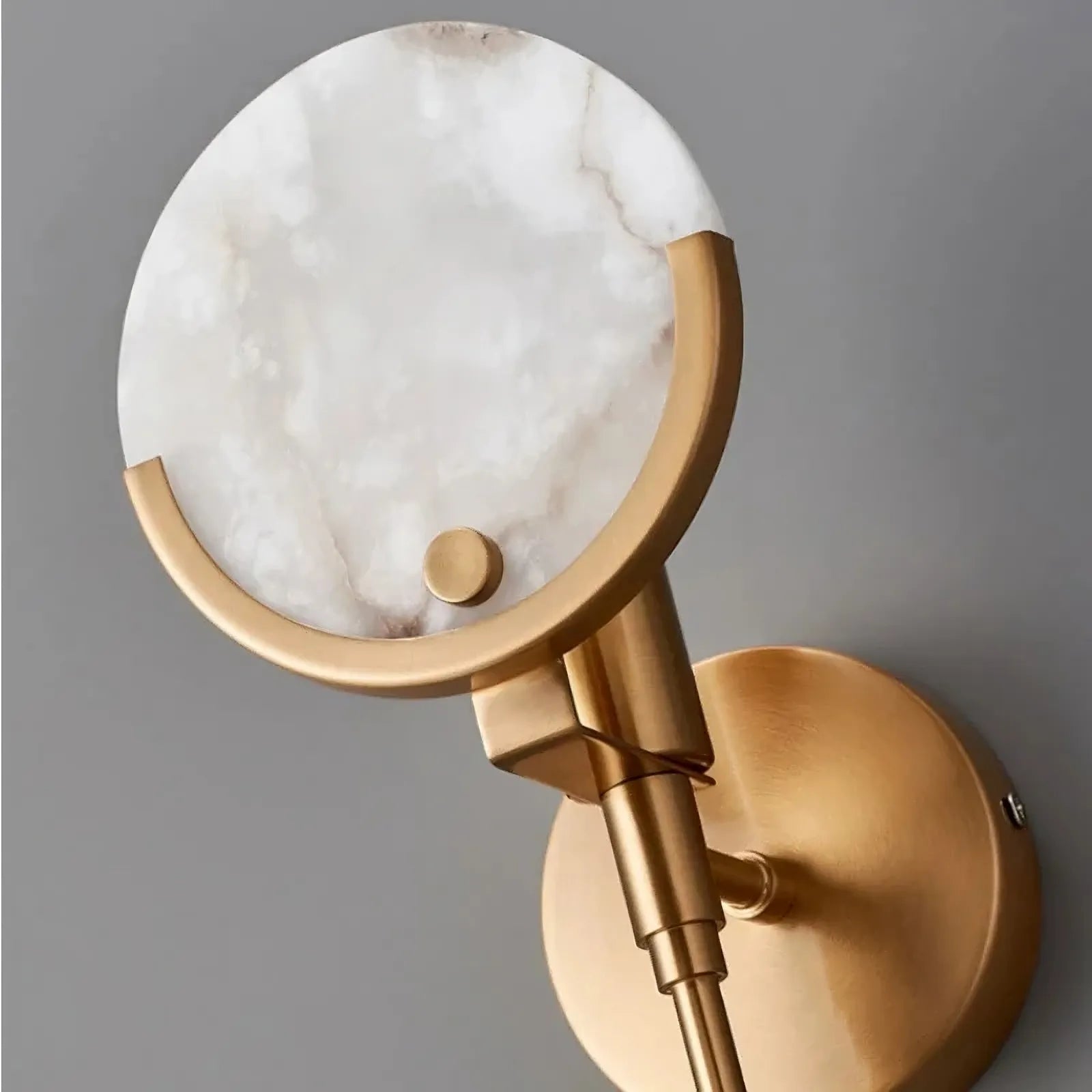 Natural Marble Wall Light Wall Light, Bedroom Wall Sconce, detail 4