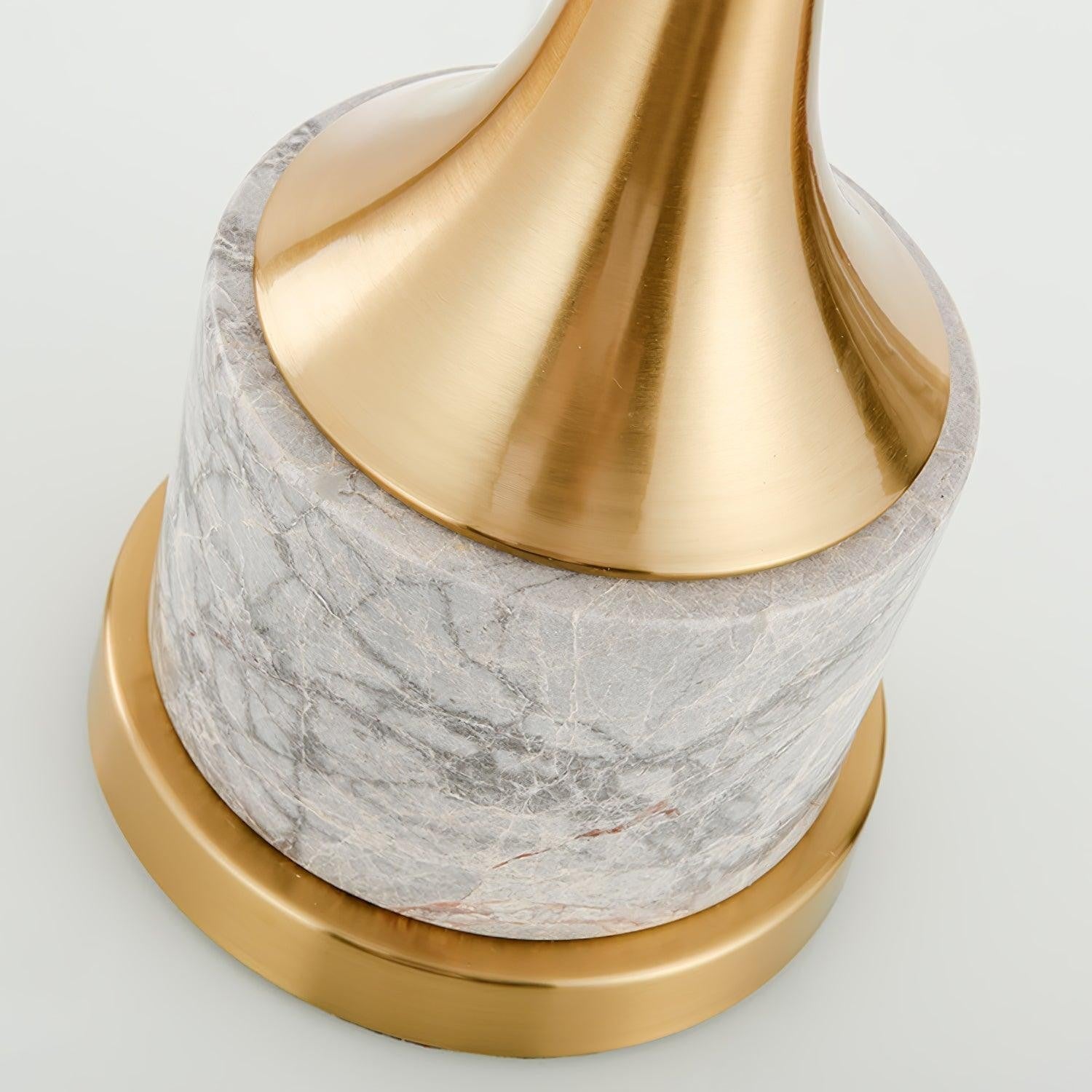 Marvella Marble Base Table Light, Bedside Table Lamp, detail 14