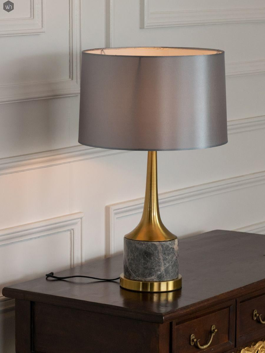 Marvella Marble Base Table Light, Bedside Table Lamp, detail 15