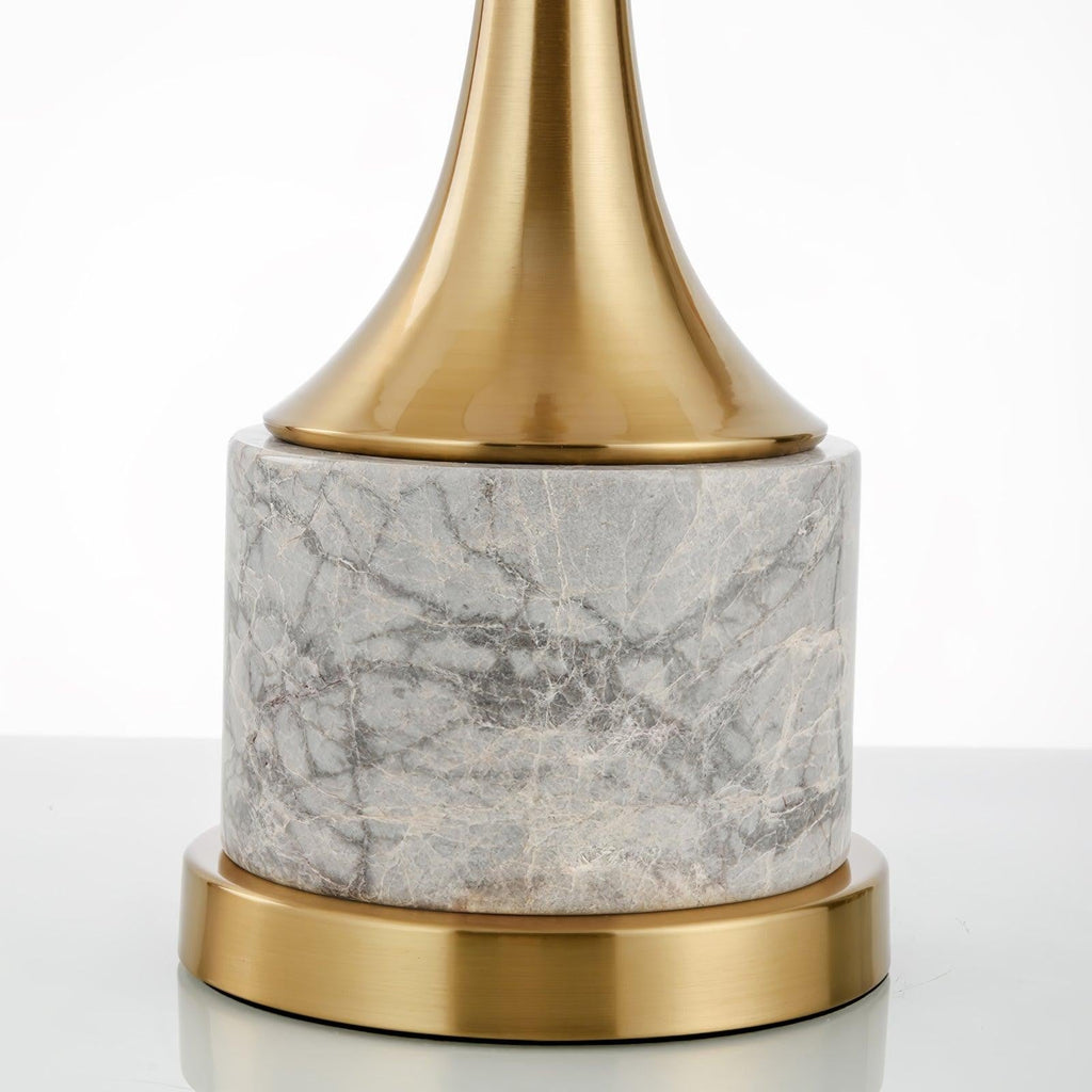 Marvella Marble Base Table Light, Bedside Table Lamp, detail 18