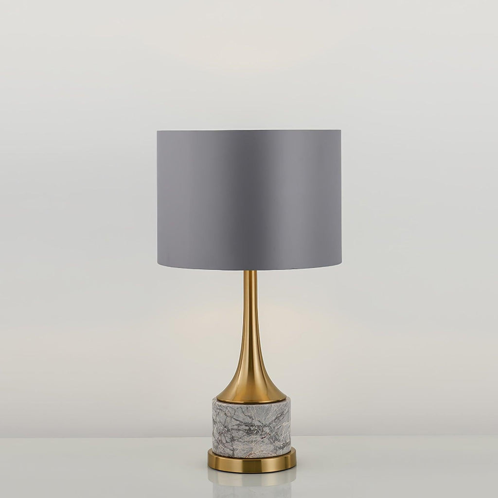 Marvella Marble Base Table Light, Bedside Table Lamp, detail 7