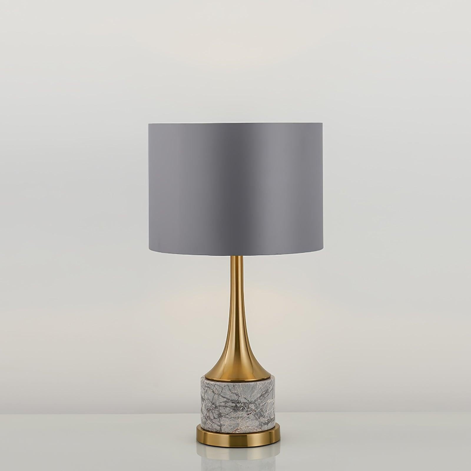 Marvella Marble Base Table Light, Bedside Table Lamp, detail 7