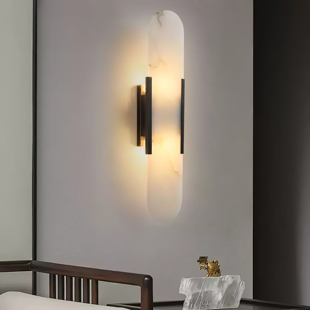 Melange Alabaster Wall Light, Bedroom Wall Sconce, detail 103