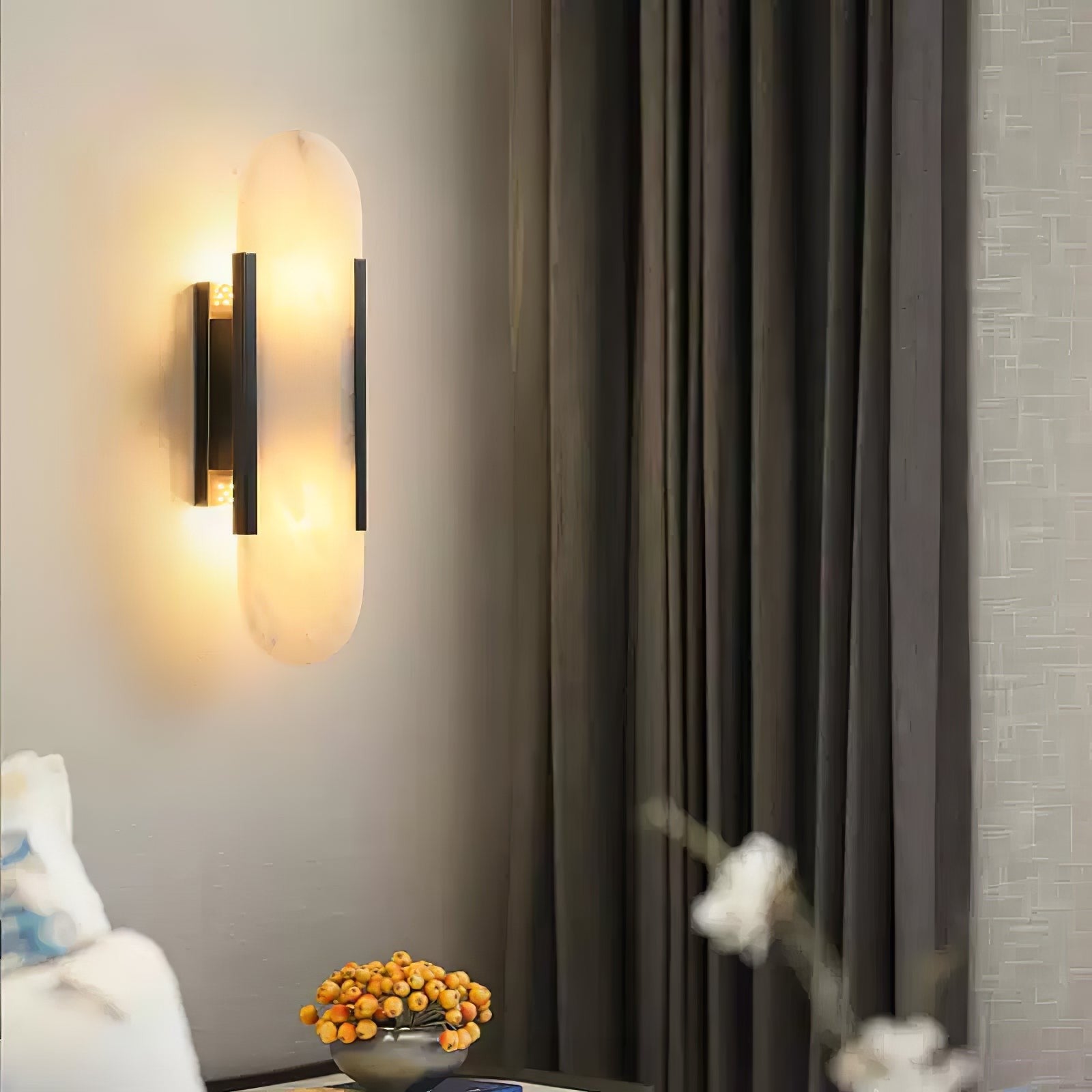 Melange Alabaster Wall Light, Bedroom Wall Sconce, detail 104