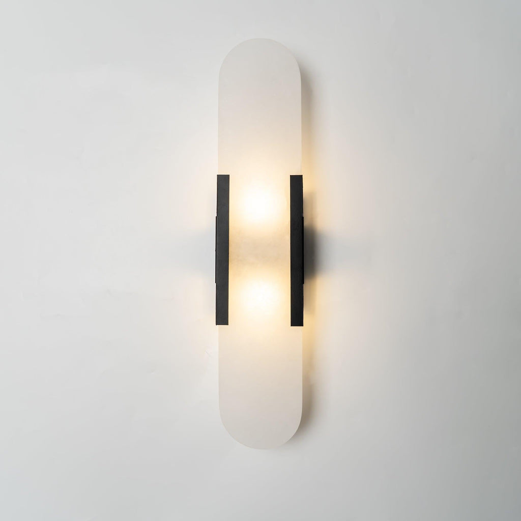 Melange Alabaster Wall Light, Bedroom Wall Sconce, detail 4