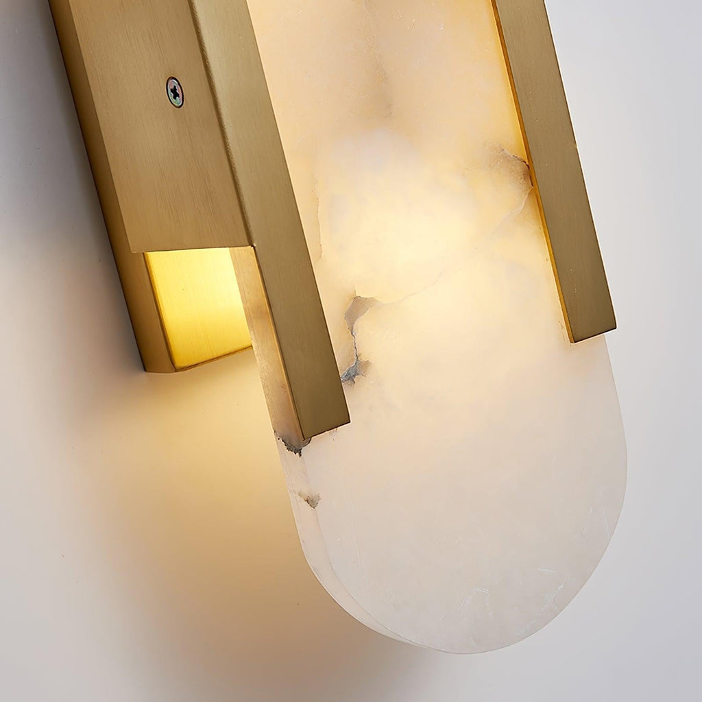 Melange Alabaster Wall Light, Bedroom Wall Sconce, detail 50