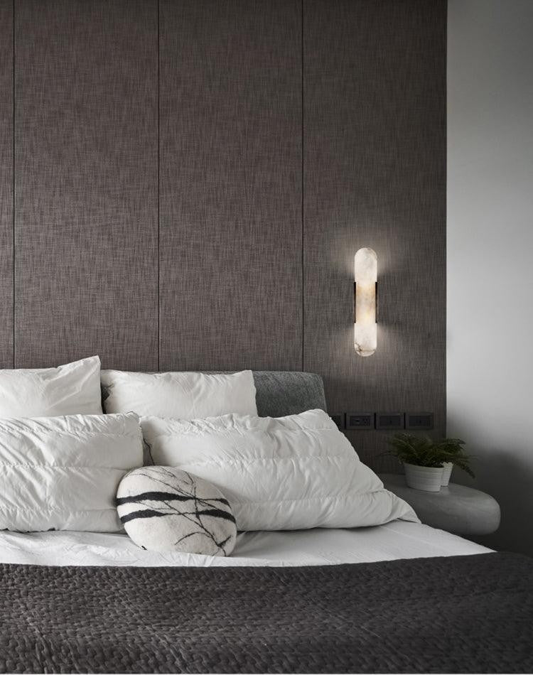 Melange Alabaster Wall Light, Bedroom Wall Sconce, detail 53