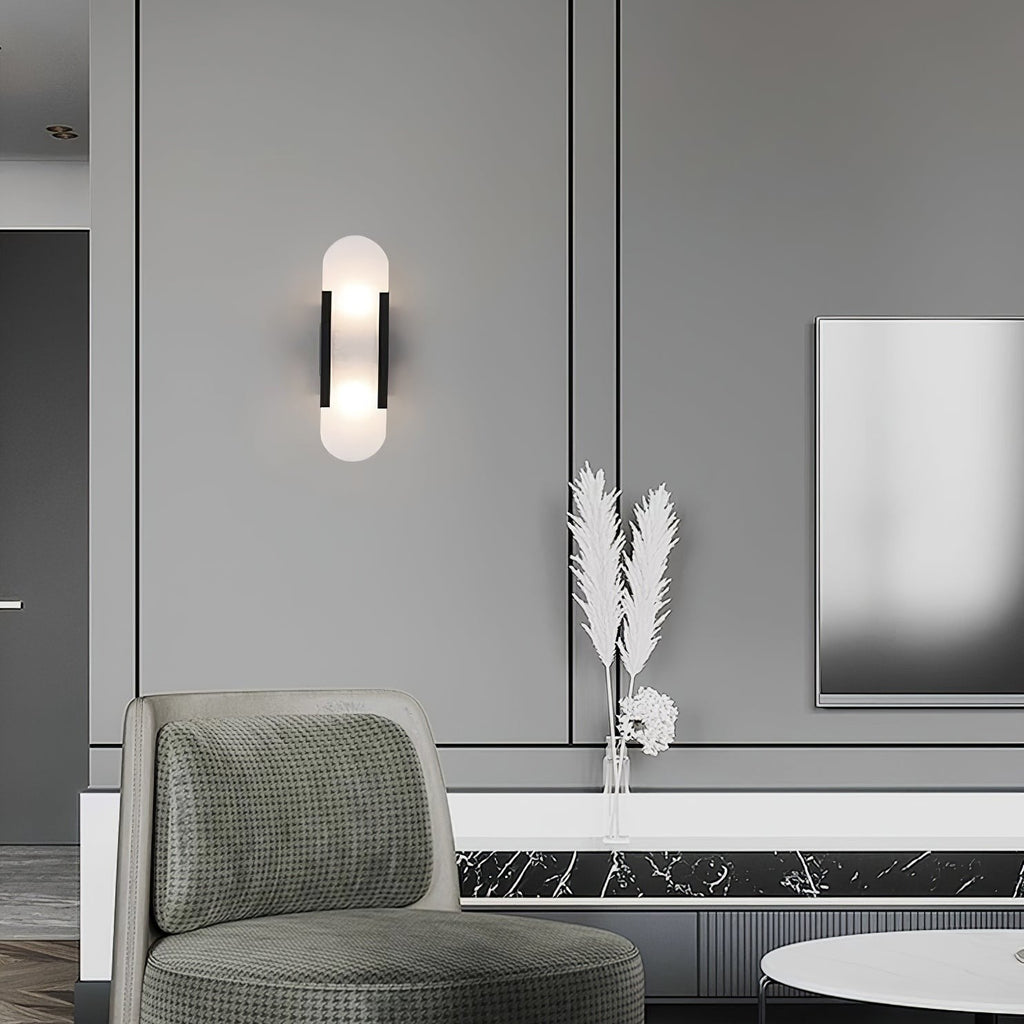 Melange Alabaster Wall Light, Bedroom Wall Sconce, detail 97