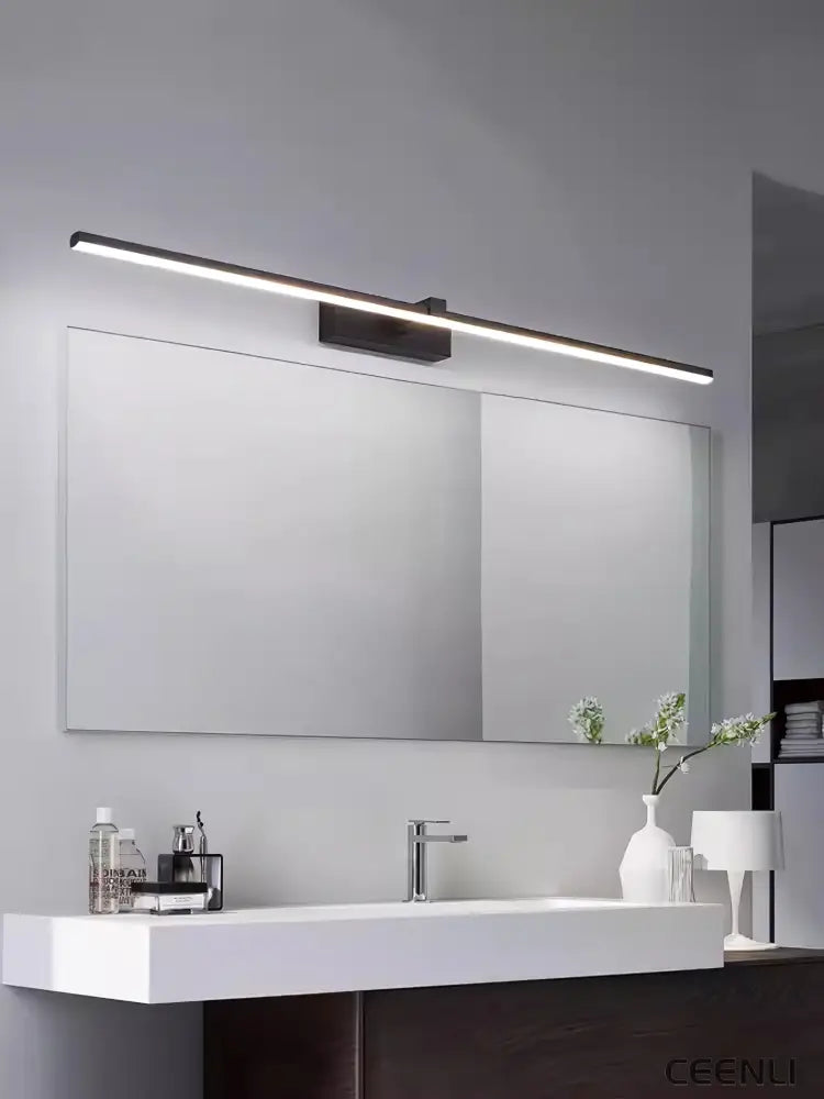 Metal Linear Mirror Wall Light, Hardwired Wall Sconce, detail 40