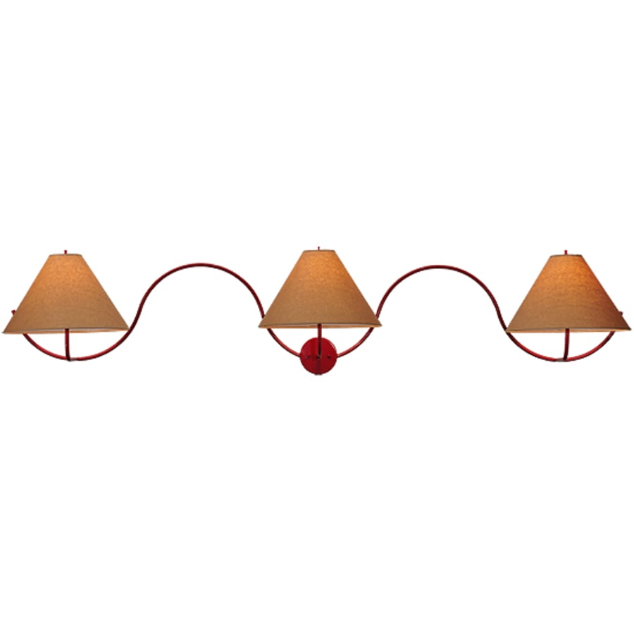Soundwave 3 Light 17" Tall Wall Light, Bedroom Wall Sconce, Dimensions: Height: 17"