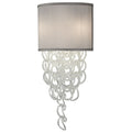 Lucy 2 Light 33" Tall Wall Light, Bedroom Wall Sconce, Dimensions: Height: 33"