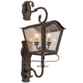 Christian 4 Light 33" Tall Wall Light - Wall Lamp, Bedroom Wall Sconce, Dimensions: Height: 33"