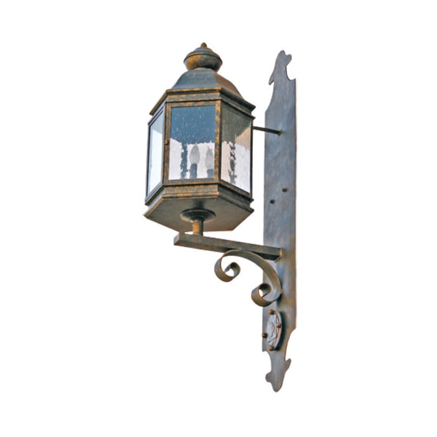 Elemental 3 Light 44" Tall Wall Light, Bedroom Wall Sconce, Dimensions: Height: 44"