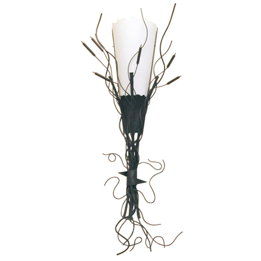 Cattail 48" Tall Wall Light, Bedroom Wall Sconce, Dimensions: Height: 48"