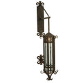Caprice 60" Tall Wall Light, Bedroom Wall Sconce, Dimensions: Height: 60"