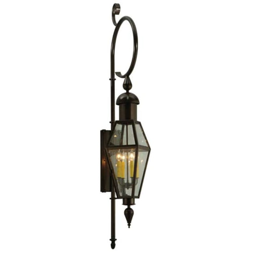 August 4 Light 63" Tall Wall Light, Bedroom Wall Sconce, Dimensions: Height: 63"