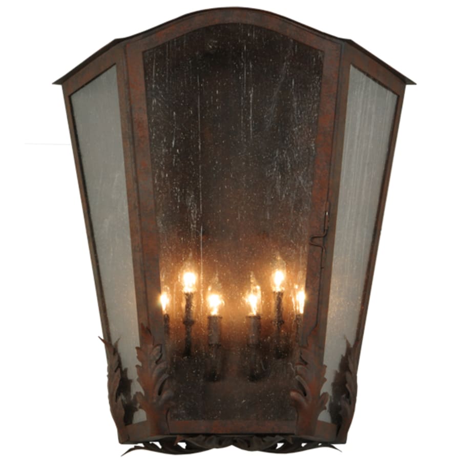 Austin 6 Light 28" Tall Wall Light, Bedroom Wall Sconce, Dimensions: Height: 28"