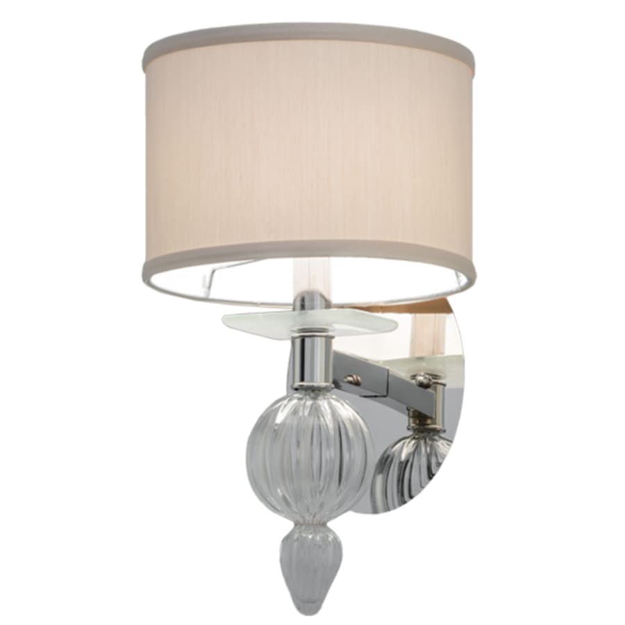 Murano Bauble 14" Tall Wall Light, Bedroom Wall Sconce, 2"