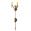 Palmira 2 Light 48" Tall Wall Light, Bedroom Wall Sconce, Dimensions: Height: 48"