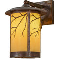 Fulton 15" Tall Wall Light, Bedroom Wall Sconce, Dimensions: Height: 15"