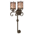 Oskar 2 Light 36" Tall Wall Light, Bedroom Wall Sconce, Dimensions: Height: 36"