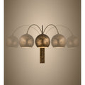 Bola Swing 59" Tall Wall Light, Bedroom Wall Sconce, Dimensions: Height: 59"
