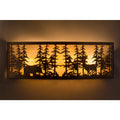 Tall Pines 4 Light 12" Tall Wall Light, Bedroom Wall Sconce, Dimensions: Height: 12"