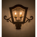 Christian 4 Light 17" Tall Wall Light, Bedroom Wall Sconce, 2"