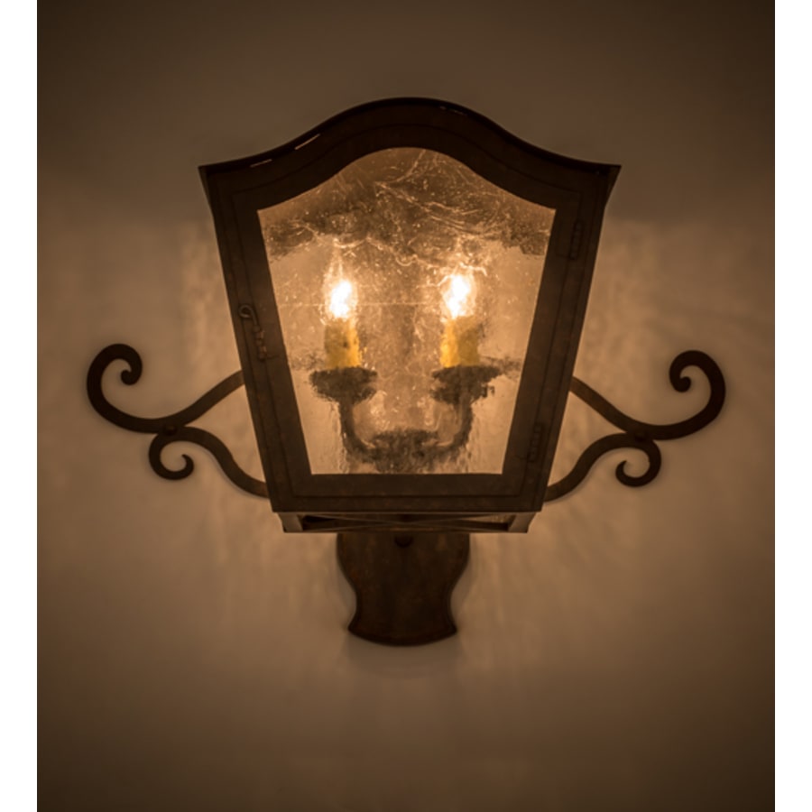 Christian 4 Light 17" Tall Wall Light, Bedroom Wall Sconce, 2"