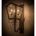 Christian 4 Light 24" Tall Wall Light - Dimensions: Height: 24", Bedroom Wall Sconce
