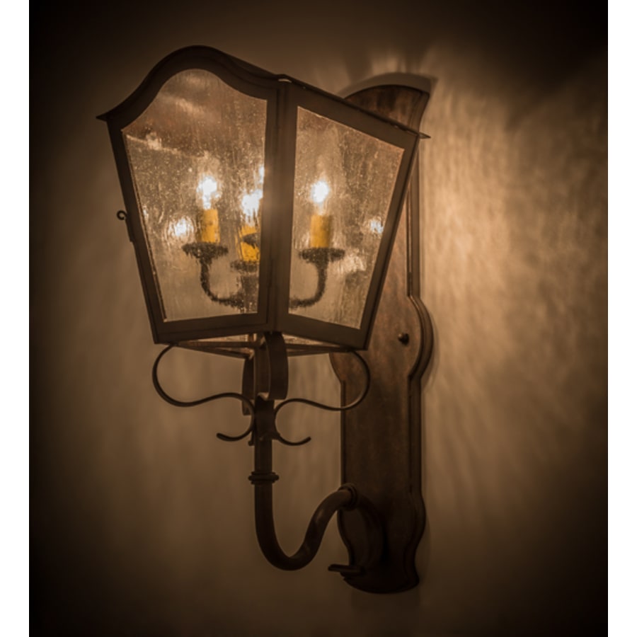 Christian 4 Light 24" Tall Wall Light - Dimensions: Height: 24", Bedroom Wall Sconce
