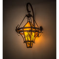 Lone 28" Tall Wall Light, Bedroom Wall Sconce, Dimensions: Height: 28"
