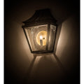 Coach 18" Tall Wall Light, Bedroom Wall Sconce, Dimensions: Height: 18"