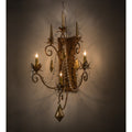 Minuet 3 Light 40" Tall Wall Light, Bedroom Wall Sconce, 2"