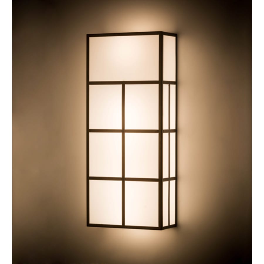 Quadrato 6 Light 42" Tall Wall Light, Bedroom Wall Sconce, Dimensions: Height: 42"