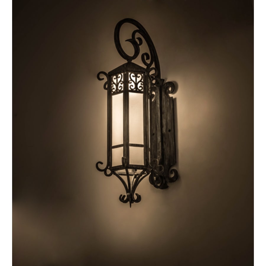 Caprice 37" Tall Wall Light with Shade, Bedroom Wall Sconce, Dimensions: Height: 37"