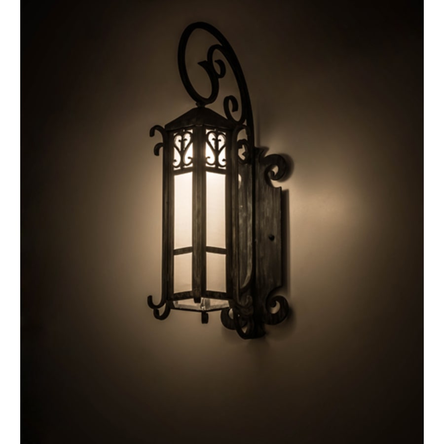 Caprice 28" Tall Wall Light with Shade, Bedroom Wall Sconce, Dimensions: Height: 28"